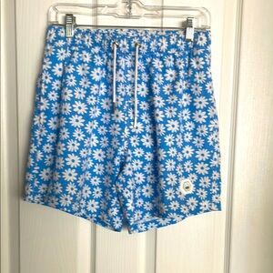 BERTIGO -  Daisy Print Swim Trunks.